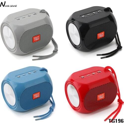 TG196 Portable Bluetooth Speaker Wireless Speakers Bass Column Waterproof Outdoor Speaker USB Subwoofer Stereo Loudspeaker