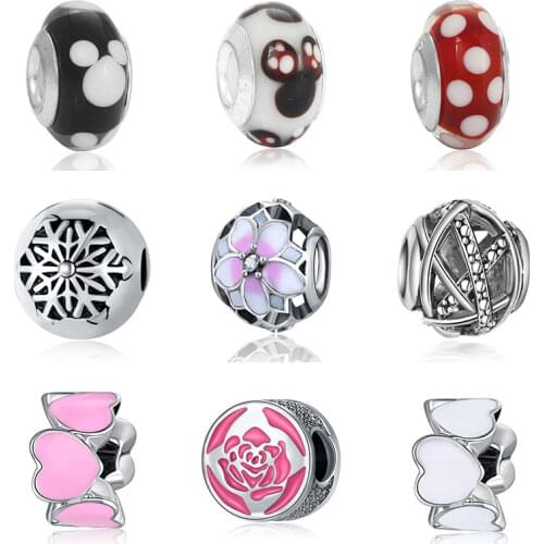 DIY bijoux beads for jewelry making bracciale bisuteria french bead silver perfumes mujer originales bracelet charms