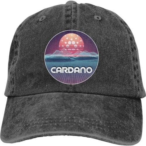 Space Sunset Digital The Baseball Cap Peaked capt Sport Unisex Outdoor Custom Cardano Coin ADA Cryptocurrency Hats