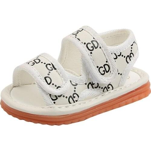 Baby Sandals 0-3 Years Old Boys And Girls Baby Soft-soled Shoes Childrens Breathable Anti-skid Non-slip Beach Sandals New Style