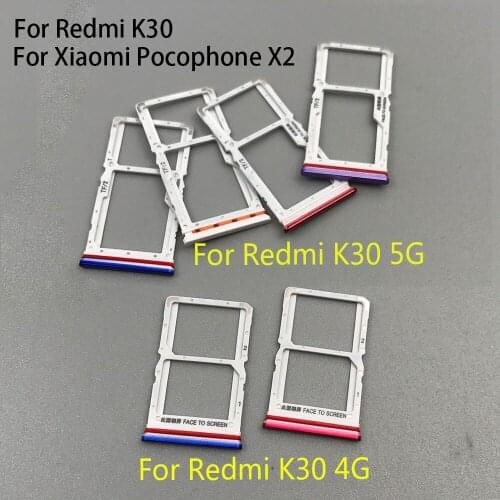 For Xiaomi Redmi K30 4G 5G / Mi Poco X2 Sim Card slot tray Holder repair part