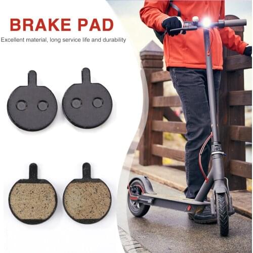 1 Pair Kick Scooter Friction Plates Brake Pad Outdoor Portable Electric Scooter Disc Scooter Skateboard for Kugoo M4