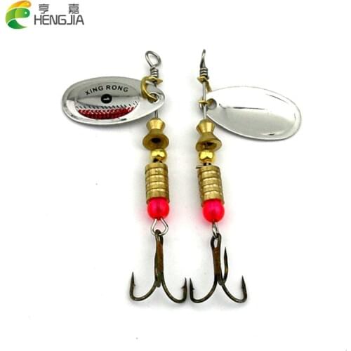 HENGJIA 1pc 6.3cm 3.6g hard metal trolling spinnerbaits wobbler pike carp trout perch catfish fishing baits pesca fishing tackle