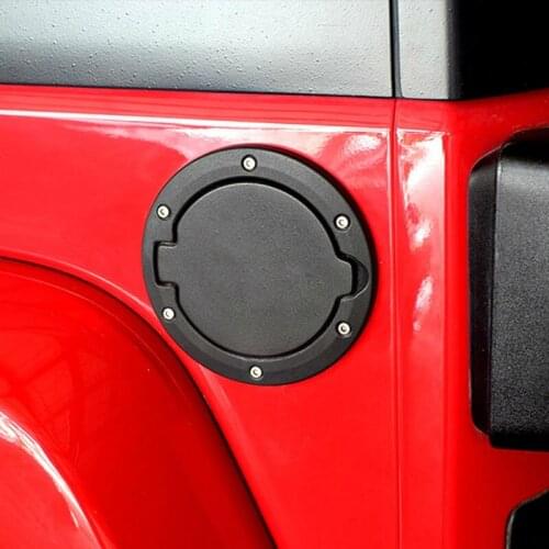 Fuel Filler Door Cover Gas Tank Cap for 2007-2016 Jeep Wrangler JK & Unlimited 2/4 Door