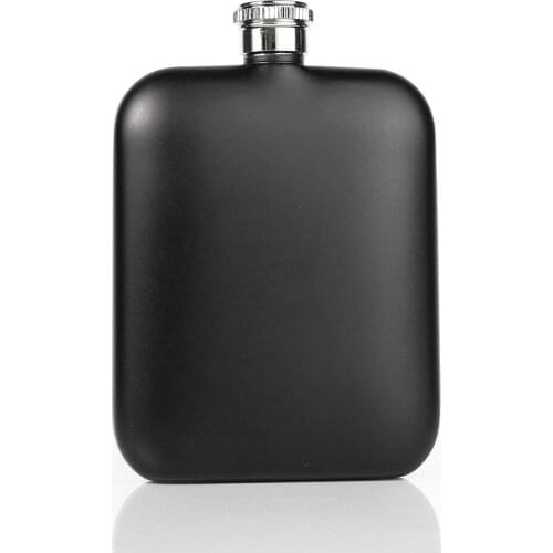 6 Oz Square Stainless Steel Hip Flask Wine Whisky Pot Pocket Flagon Portable Outdoor Travel Alcohol Liquor Bottle Drinkware Gift