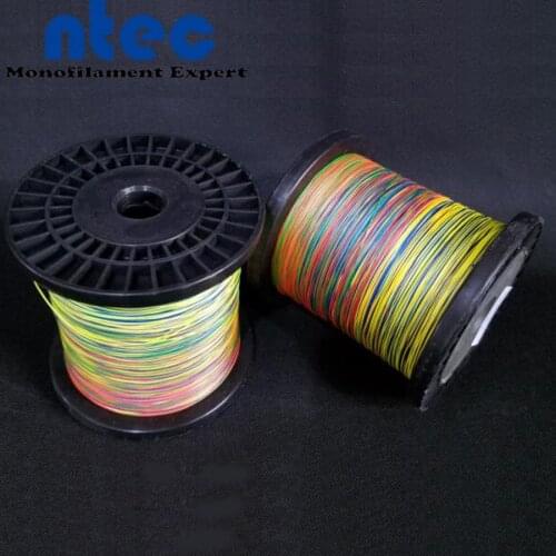 Multicolor Braided Fishing Line Super Strength Fishing Line 1000m 8 Strands Braided Fishing Line Wholesale