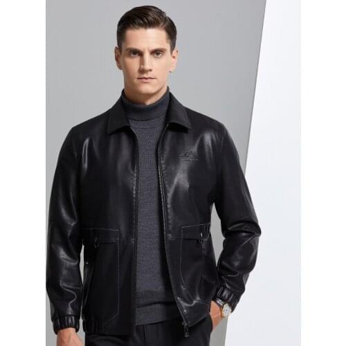 Mens leather jackets Mens Motorcycle Jacket Casual jacket