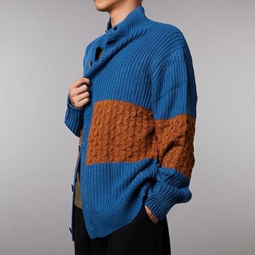 New Autumn Winter 2021 Young Men' s Outwear Fashion US Size Cardigan Men