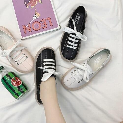 New Women Fashion Casual Single Women Shoes Leather Ladies Flat Soft Bottom Slip On Comfortable Woman Driving Shoes U20-07