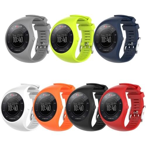 New Arrival For POLOR M200 Solid Color Soft Silicone Smart Bracelet Watch Strap Wrist Band for Polar M200 Correa Accessories