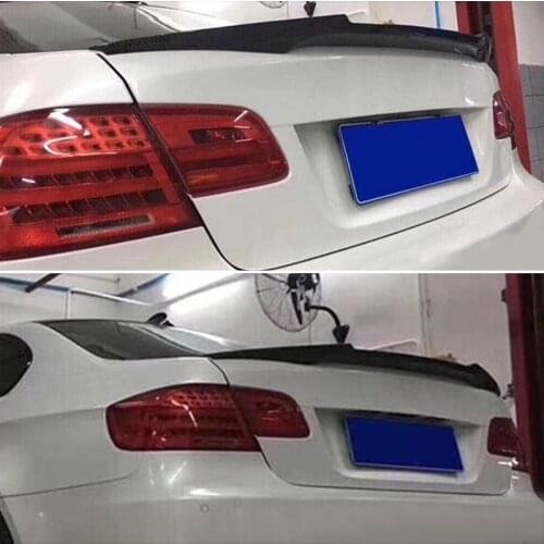 Use For BMW 3 Series E92 Spoiler 2006--2013 Year Coupe 2-door Real Carbon Fiber Rear Wing M4 Style Sport Accessories Body Kit