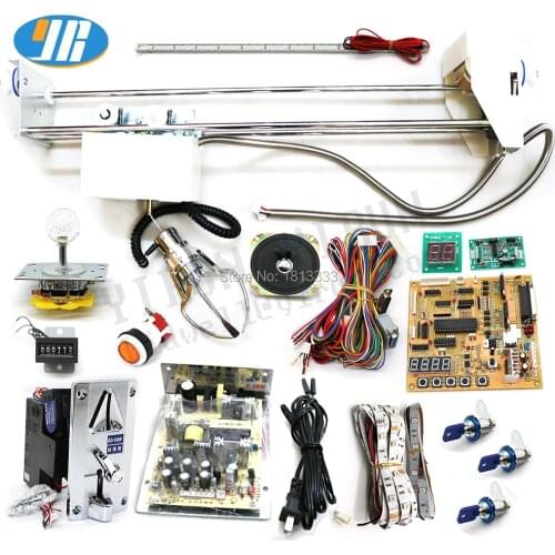 Simple kit Toy Crane Machine DIY kit For motherboard power supply crane claw joystick buttons coin acceptor speaker