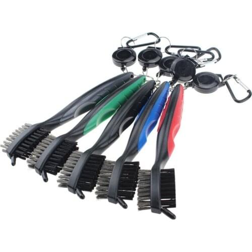 Golf club brush golf club putter double groove cleaning brush outdoor sports sports trim*2