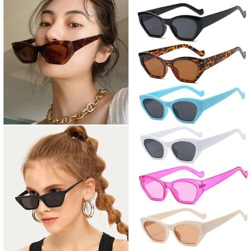 Retro Rectangle Sunglasses For Women And Men Vintage Small Square Sun Glasses UV 400 Protection Glasses Travel Hiking Eyewear