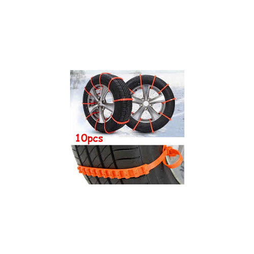 Tunıng sport 10piec 1pc Newest 92cm Car Universal Anti Skid Snow Chains Nylon for Car Truck Snow Mud Wheel Tyre Tire Cable Ties