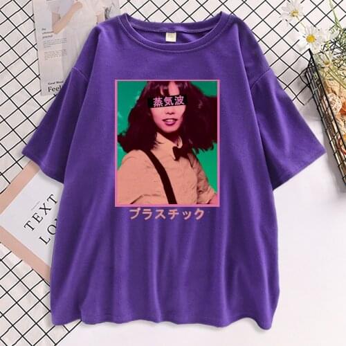 Vaporwave Women Tshirts Popular Brands T-shirt Mujer High Quality Design T Shirts Short Sleeve Tee Round Neck Tops Camisetas