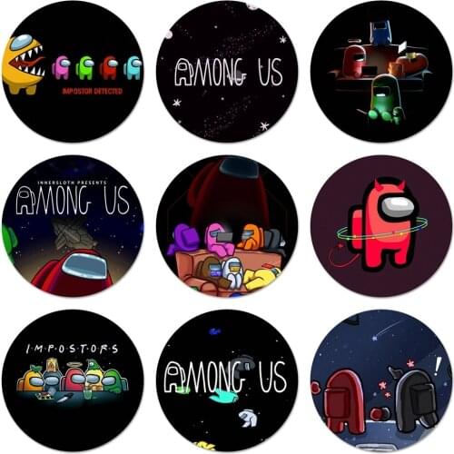 Game Us Among Badge Brooch Pin Accessories For Clothes Backpack Decoration gift 58mm