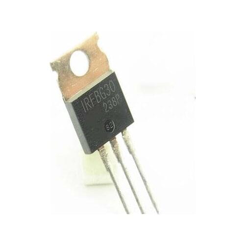 10PCS/LOT IRFBG30 IRFBG30PBF TO-220 3.1A 1000V