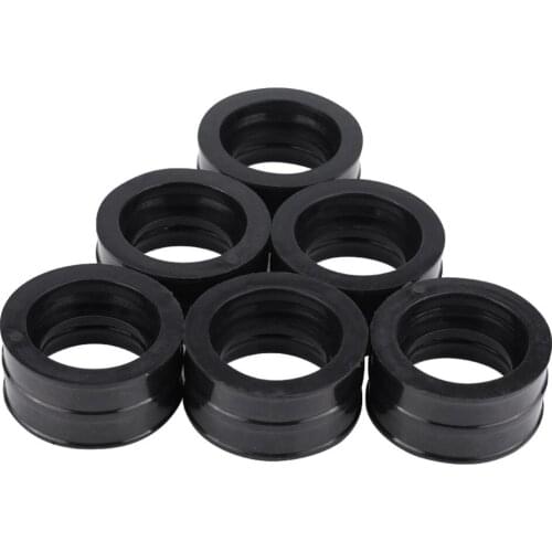 6Pcs Motorcycle Carb Carburetor Intake Manifold Boot Joint for HONDA CBX1000 1979 1980 Carburetor Interface New Arrive