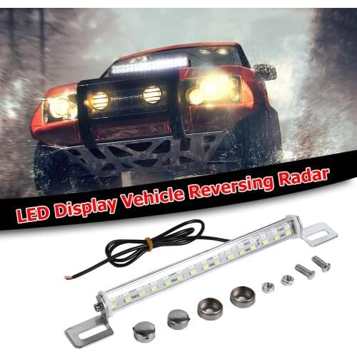White/Red LED Car Rear License Plate Light Bar SMD 5730 Brake Lamp Reverse Light Universal 30led License Plate Reversing Light