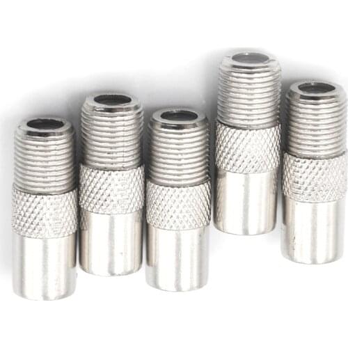 5pcs STB quick plug RF Coax F Female to RF Male Connector TV Antenna Coaxial Connector