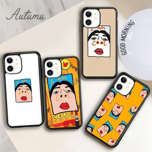 I Am Cool Phone Case for iPhone 11 12 Pro Max mini X XR XS SE 2020 5 6S 7 8 Plus Samsung Galaxy S8 S9 S10 Cover shell