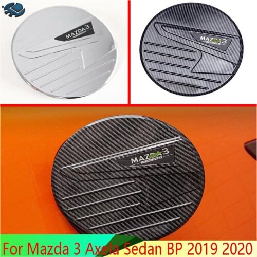 For Mazda 3 Axela Sedan BP 2019 2020 Car Accessories fuel tank cap cover car-styling trim oil fuel cap protective