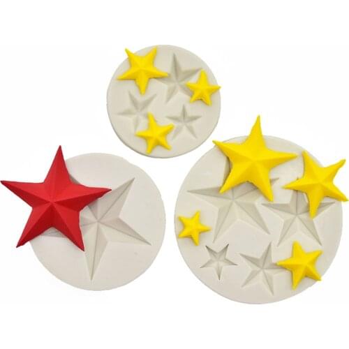 Pastry Cake Mold Baking Tool Star Mold Creative Star Shape Handmade Environmentally Friendly DIY Gift Multi Size