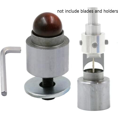 Alloy fixed seat mould for ball knife diy woodworking tools wooden beads drill rosary bead molding Wooden ball base