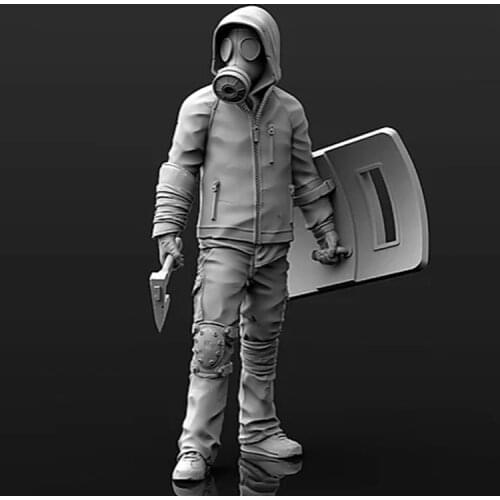 1:35 scale die-cast resin world war Russian special forces soldier war scene model resin assembly model free shipping