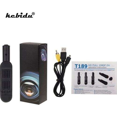 Kebidu Mini DV Camera 8MP Lens Full HD 1080P Mini Pen Digital Video Camera Voice Recorder Portable TV Out Mini Cam support TF