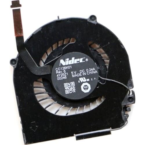 New laptop CPU cooling fan Cooler Notebook PC for Lenovo ThinkPad Yoga Carbon X1 CC126K01 4Y24Z1 5V DC 0.24A NIDEC 4y25z1