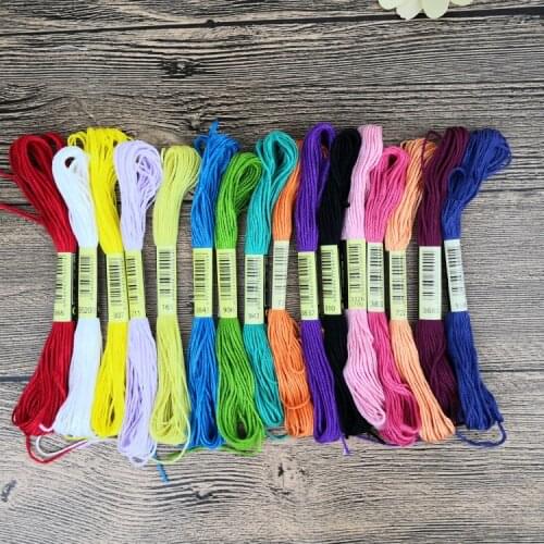 ONE LABEL 10 pieces cross stitch threads / cross stitch embroidery thread / Custom threads colors 10