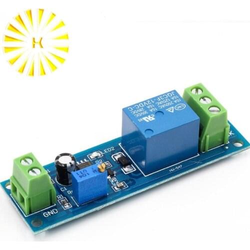 Dc 12 v delay relay shield ne555 timer switch module regolabile 0 ~ 10 s Connector