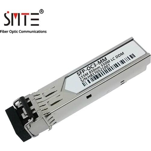 Compatible with SFP-OC3-MM 155M-850nm-550M LC DDM 10-2078-01 Optical Fiber Transceiver