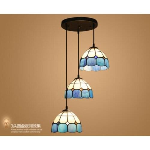 Mediterranean European Garden Art Tiffany lamp bedroom balcony study lamp restaurant