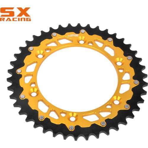 Motorcycle 44T 48T 49T 51T 52T Steel Engine Part Rear Sprocket Chain For SUZUKI DRZ DR RM RMZ RMX 125 250 350 400 450 Motocross