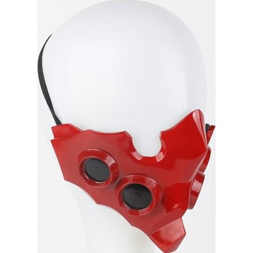FRP Type!!!Tokyo Ghoul Tatara Mask The Second-in-Command of Aogiri Chi She Lian Mask For Costume Tokyo Ghoul Re Cosplay Props
