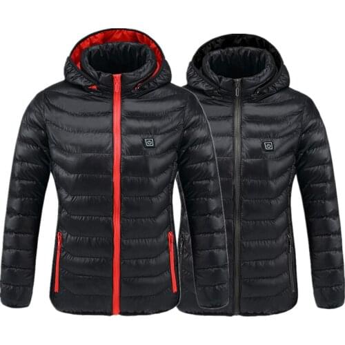 Women Winter Waterproof Heated Jacket Smart Thermostat Skiing Clothes Windproof Warm Jacket Unisex Hiking Jackets Fishing Vest