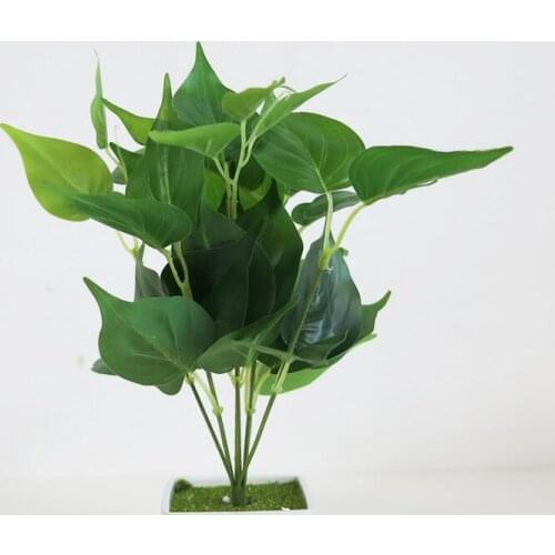 10 Bunches Green Branch For DIY Material Potted Plants Accessories Home Office Wedding Patry Venue Decoration