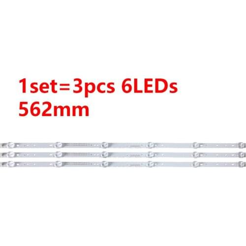 20set=60pcs led backlight strip 6led for 32 ph ilco ph32u20 PH32U20DSGW PH32U20DSG