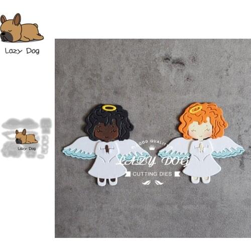 Angel Easter Metal Cutting Dies Scrapbooking Stencil DIY Mold Knife Craft Embossing Die Cuts Card Making New Dies For 2021