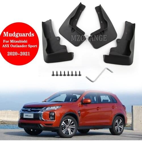 4pcs Car MudFlap fender For Mitsubishi ASX 2020-2021 Mud Flaps Splash Guards Mudguards AUTO Accessories mud splash