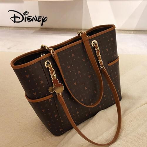 Disney Mickey Mouse Bag Shoulder Cartoon Lady Tote Large Capacity Women Bags PU Fashion Shopping Girl Handbag Dames schoudertas