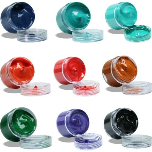 Leather Paint Shoe Cream Coloring for Bag Sofa Car Seat Scratch 30ml Colorful Leather Dye Repair Restoration Color Change Paint