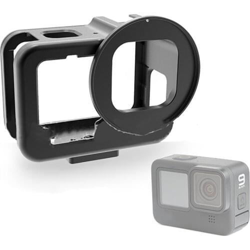 Metal Heat Dissipation Hollow Expansion Shell Camera Cage Protective Case for Gopro Hero 9 Action Camera Accessories