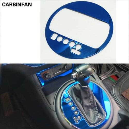 Stainless Steel Car Gear Shift Panel Trim Frame Cover Mouldings Fit For Kia Sportage 3 R 2011-2017 Interior modification C1868