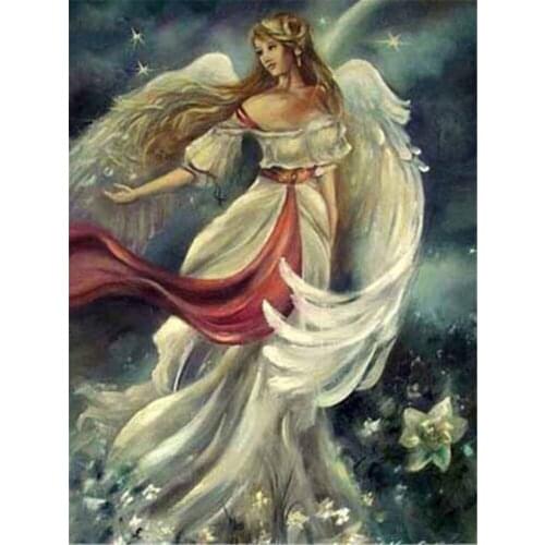 Portrait Woman Printed 11CT Cross Stitch DIY Embroidery Full Kit DMC Threads Handiwork Handicraft Sewing Handmade Needle