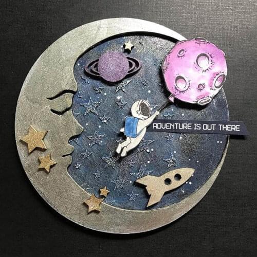 Adventure Is Out There Stamp and Die 2021 for Embossing Scrapbooking Stencil Craft Dies and Stamps Set