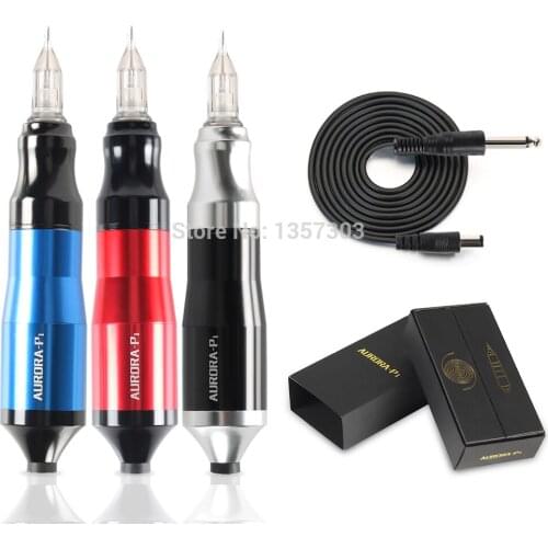 New AURORA Tattoo Pen Motor Tattoo Machine Rotary AURORA Tattoo Machine Space Aluminum Cartridge Tattoo Gun Equipment